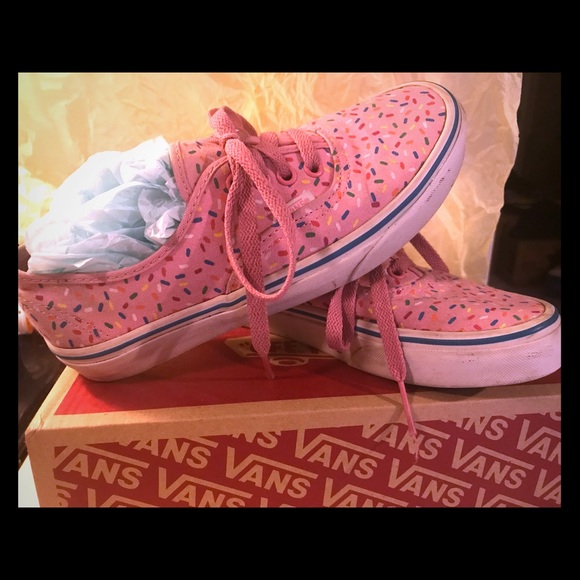 pink sprinkle vans